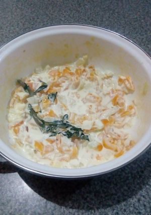 Una foto de Chiles manzanos en crema