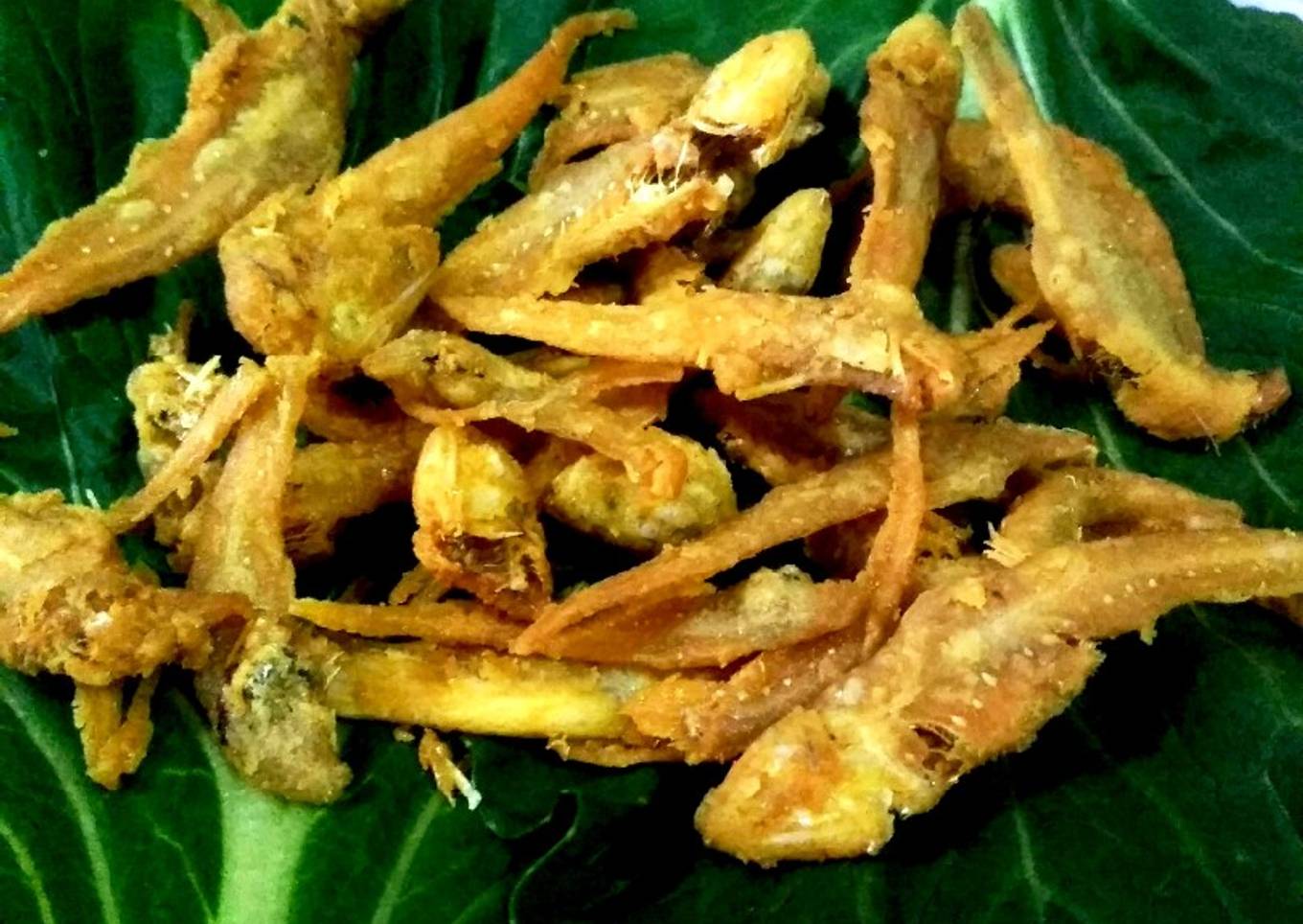 Ikan asin bulu ayam Kriuk