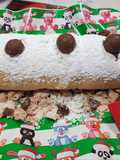 Pionono nevado con dulce de leche