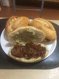 Tortas de Berenjenas al adobo como lunch para día de campo