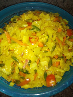 A picture of Steamed veggies.