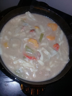 A picture of Brown Beans soup.