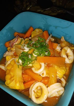 Foto resep Cumi Asam Pedas