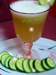صورة لوصفة عصير الخيار🍹