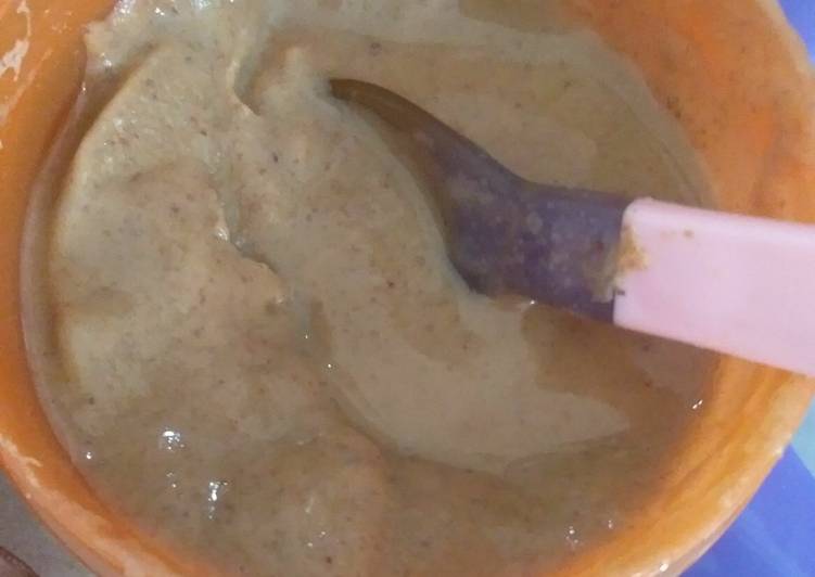 MPASI 7bulan. Kacang merah, Ikan Tuna, Wortel, brokoli, keju