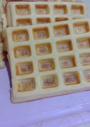 Una foto de Waffles Salados