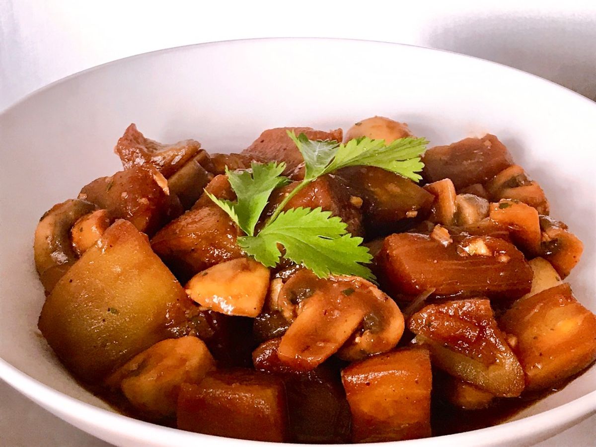 🌱 Nấm Kho Cà Tím