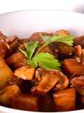 🌱 Braised Mushrooms and Eggplant