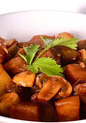Hình của món 🌱 Nấm Kho Cà Tím.