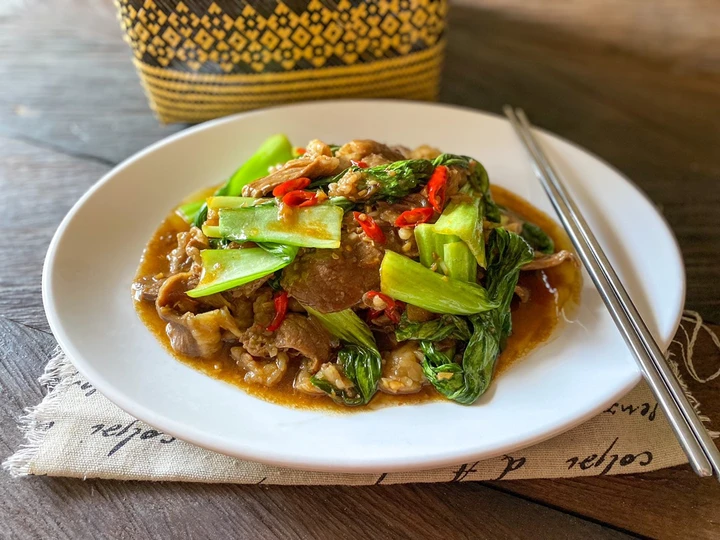 Cara Gampang Menyiapkan Resep Tumis pokcoy daging sapi yang Menggugah Selera