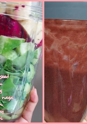 Foto resep Smoothies buah dan sayur