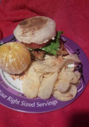 A picture of Southern pan-fried chicken sandwich.