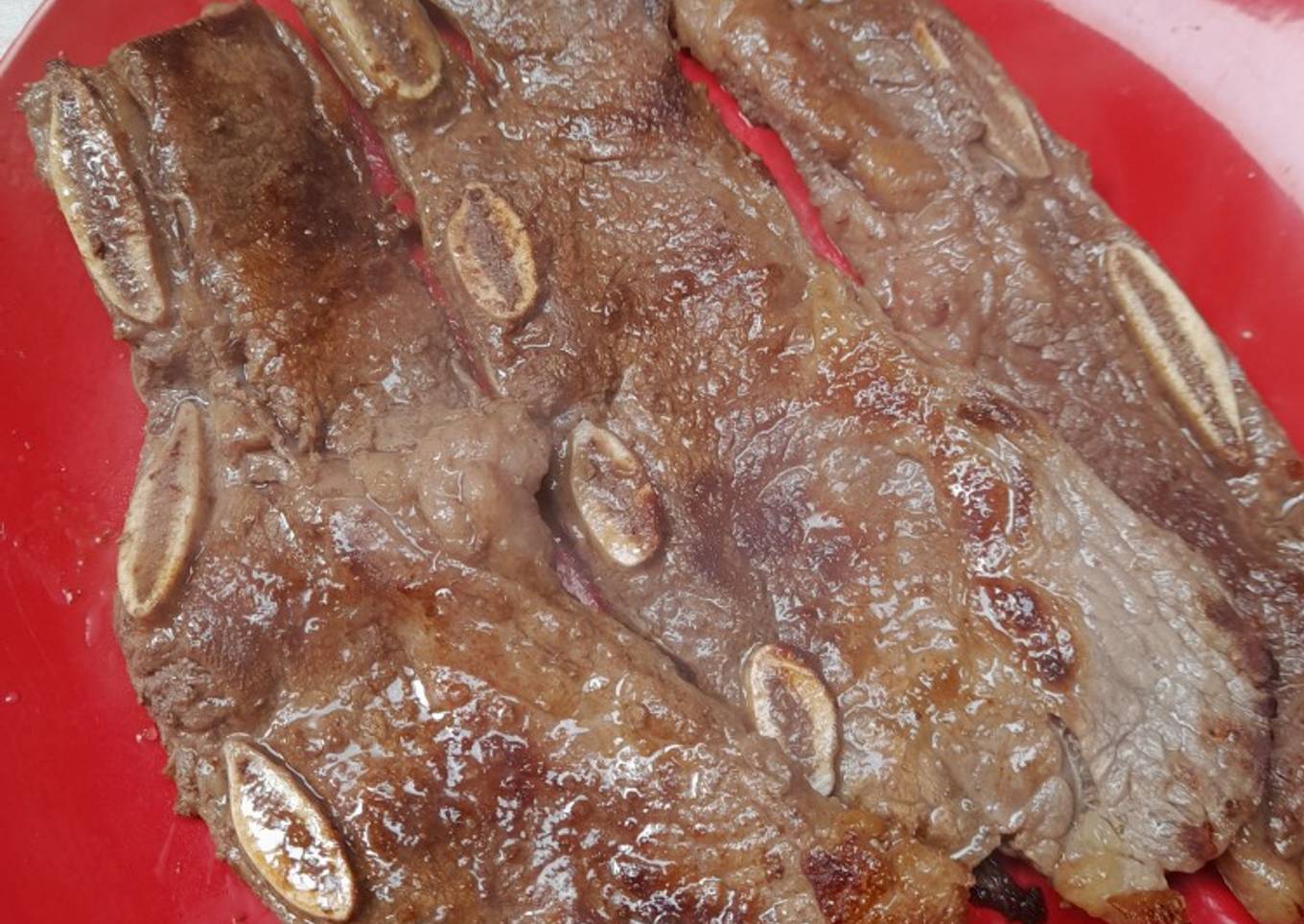 Asado de tira al sartén