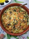 Timballo di Cardoncelli, Finocchietti e Agnello in Coccio di Terracotta Pasquale