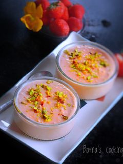 স্ট্রবেরি ছানার পায়েস (Strawberry chanar payesh recipe in Bengali) রেসিপির প্রধান ছবি