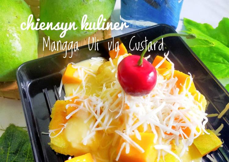 Resep Uli Mangga vla Custard, Bikin Ngiler