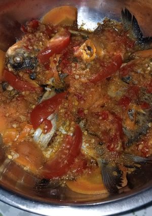 Foto resep Bawal steam bumbu mercon