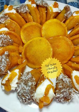 صورة لوصفة قطايف بالنوتيلا والقشطه