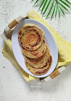 Foto resep Roti Maryam Matcha