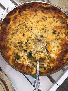 A picture of Green Chili Cheese dip.