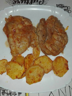 Una foto de Muslo de pollo de campo al pimentón