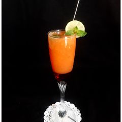 A picture of Orange Grapefruit Rose Mocktail.