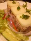 Cubos de atún al palmito