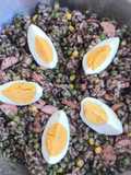 INSALATA FREDDA DI RISO CON PATE' DI OLIVE