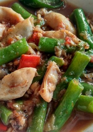 Foto resep Cumi Asin Saus tiram