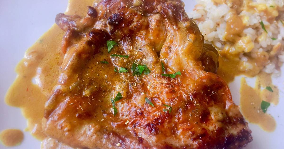 Pollo en salsa de leche de coco y curry Receta de ChikiTiki- Cookpad