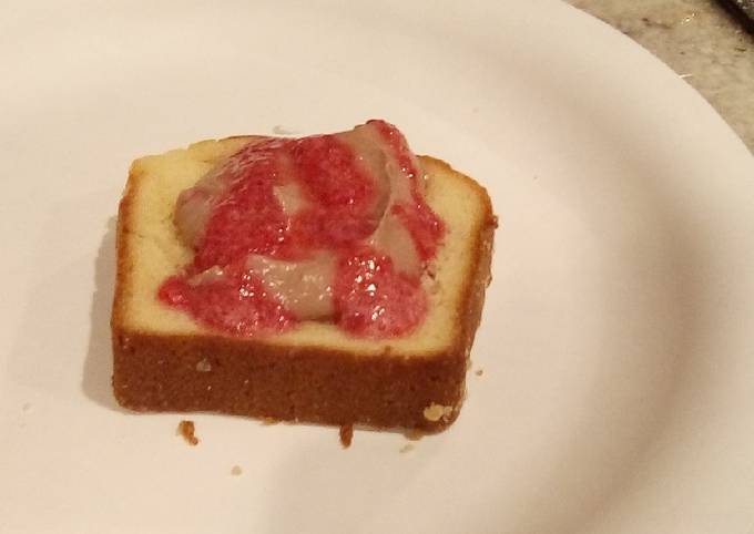 Raspberry Chocolate Mousse Loaf