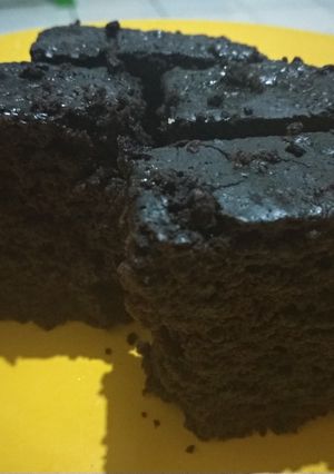 Foto resep Simple eggless chocolate cake