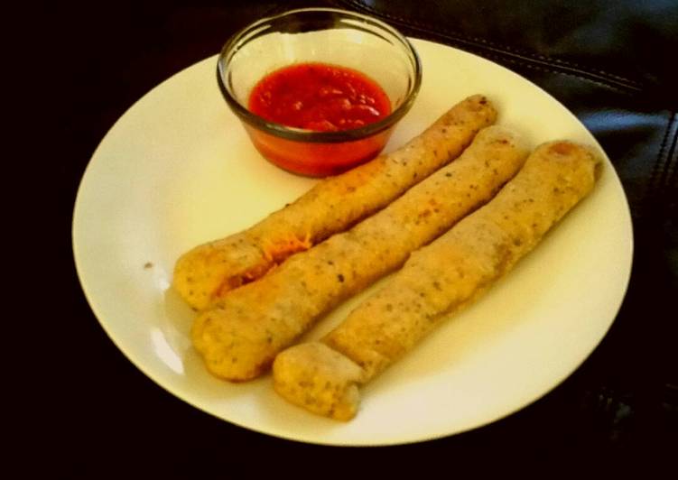 Recipe of Perfect Easy Garlic Herb and Cheese Breadsticks