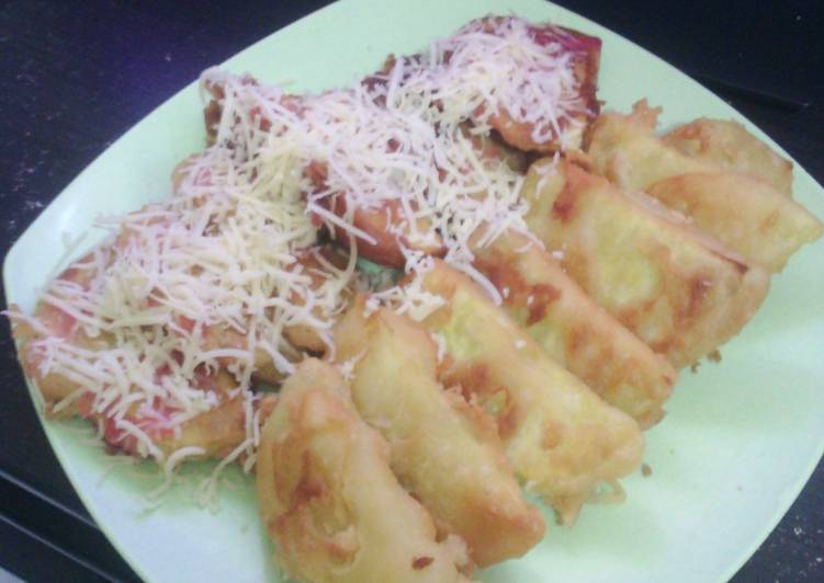 Ubi goreng susu keju