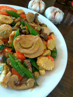 Foto resep Tumis Daging & Sayur Saus Inggris