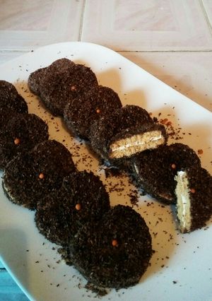 صورة لوصفة حلوة القطيفة بكريمة الزبدة