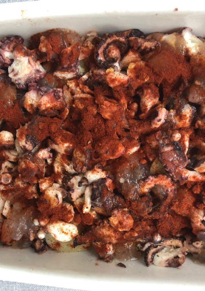 Una foto de Pulpo con patatas