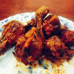 A picture of Spicy Tawa chicken.