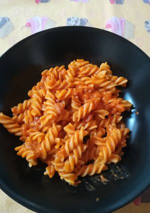 Foto di Pasta con sugo di fagioli borlotti e pancetta
