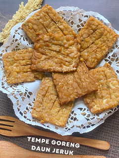 Foto resep Tempe Goreng Daun Jeruk