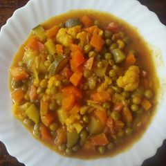 A picture of Vegetable curry.