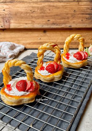 Foto resep Puff Pastry Baskets Merah Putih