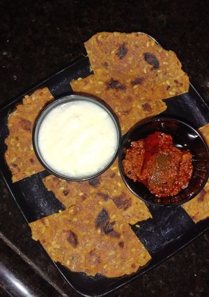 A picture of Korme ki puri.