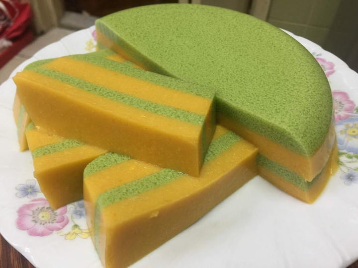 Cara Memasak Puding lumut lapis mangga Enak Terbaru