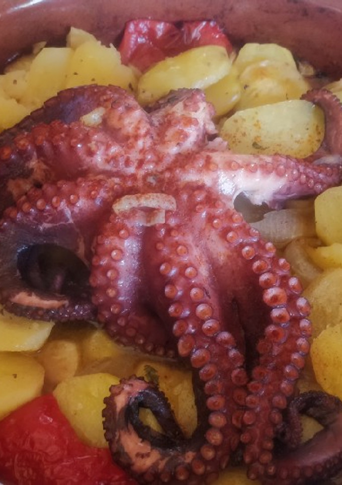 Una foto de Pulpo al horno