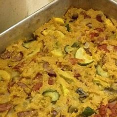 A picture of Ugly Smoked Sausage Casserole.