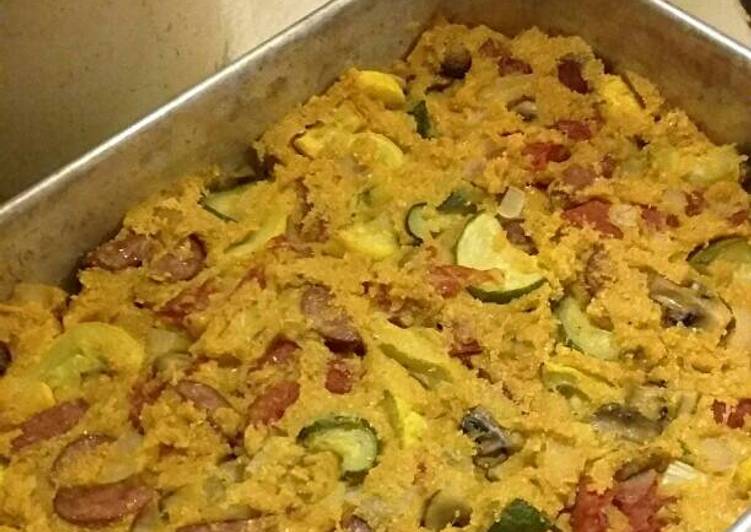 Ugly Smoked Sausage Casserole