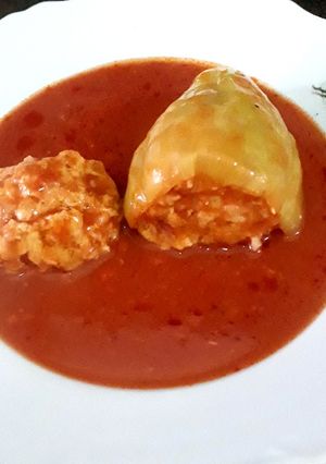 Töltött paprika recept fotója