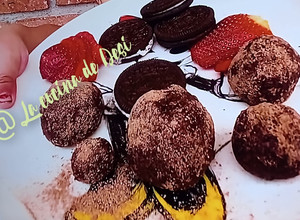 Una foto de Trufas de chocolate con Chocomilk