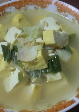 Foto resep Sop Tahu Toge dan Pokcoy